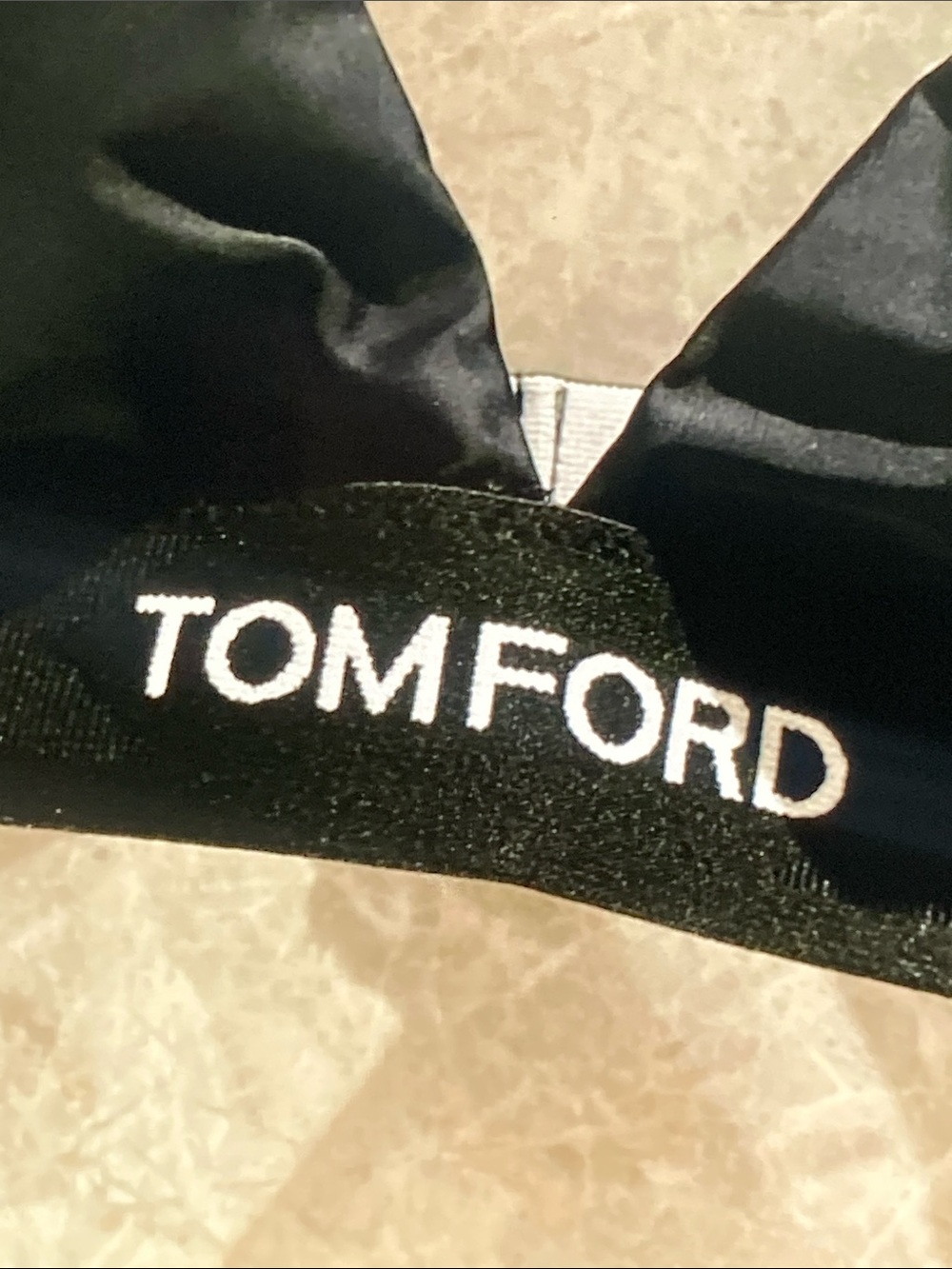 Tom Ford Black Satin Camisole Bralette and Shorts Set - Picture 6 of 6